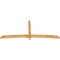 Ekena Millwork Bellingham Rough Sawn Timber Gable Bracket, Western Red Cedar, 108"W x 45"H x 4"D x 4"F, 10/12 Pitch GBW108X45X0404BEL00RWR - alternate 2